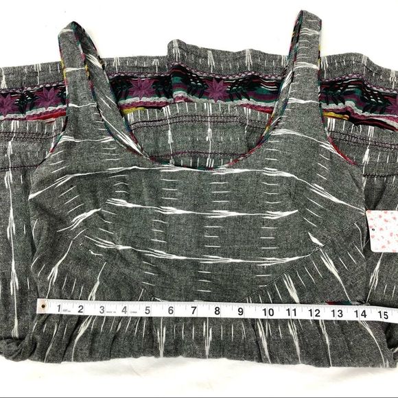 NWT Free People Weather Vane Ikat Dress - Picture 13 of 14
